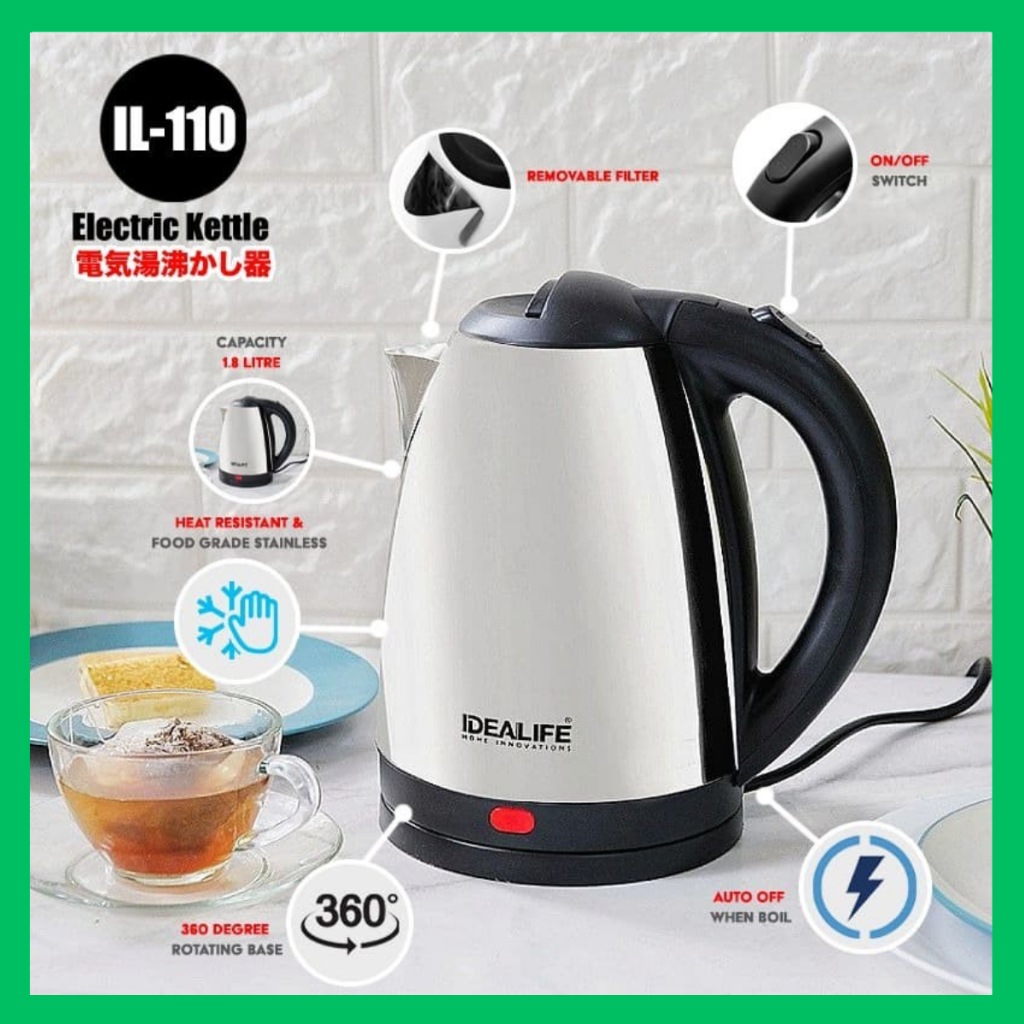 Jual Idealife Teko Listrik Liter Il Electric Kettle Shopee