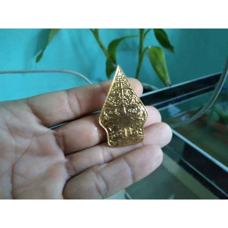 Jual Pin Bros Lapis Emas Sepuh Emas Souvenir Model Keris Pedang