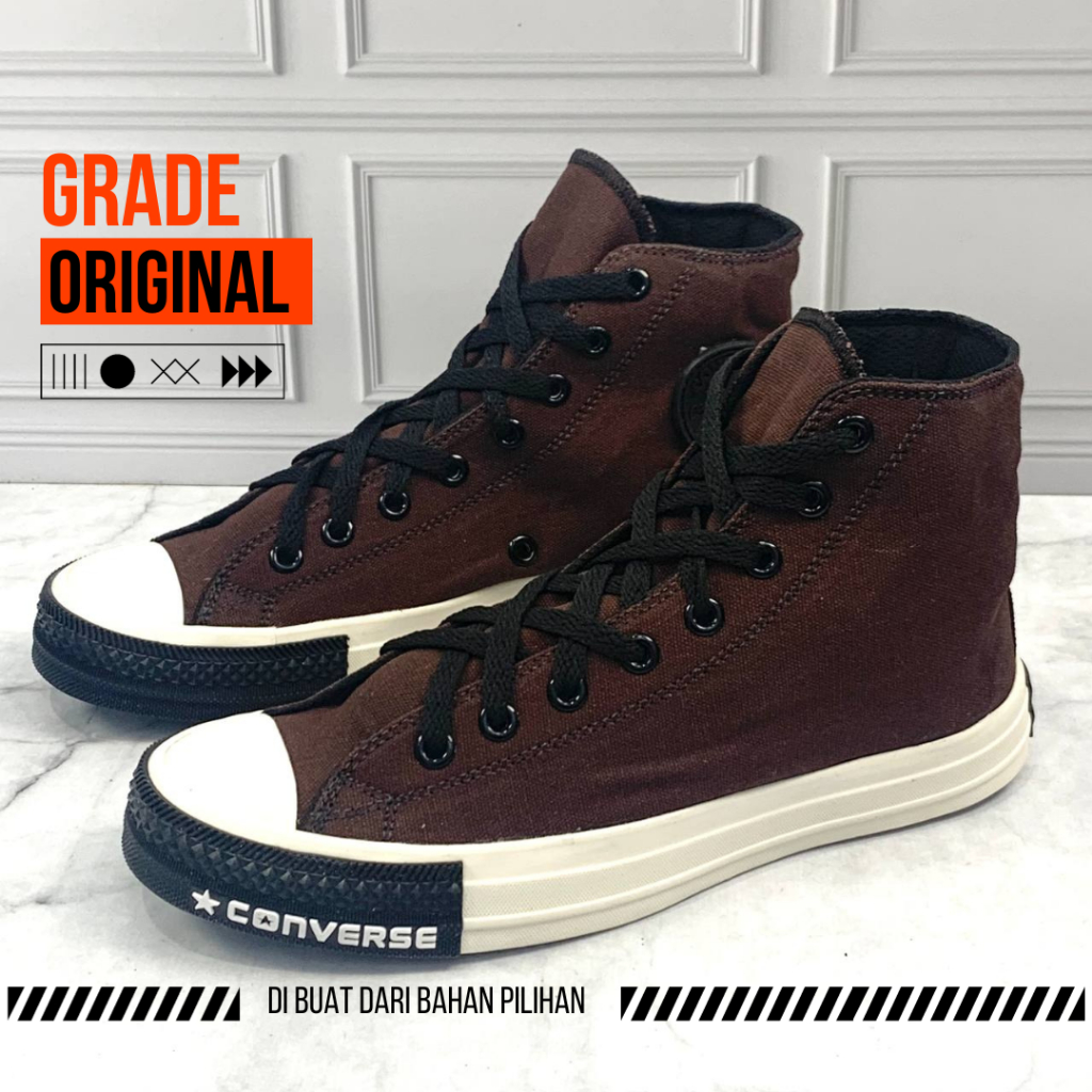 Jual Sepatu Pria Sneakerse Casual Cowok Grade Original Converse All