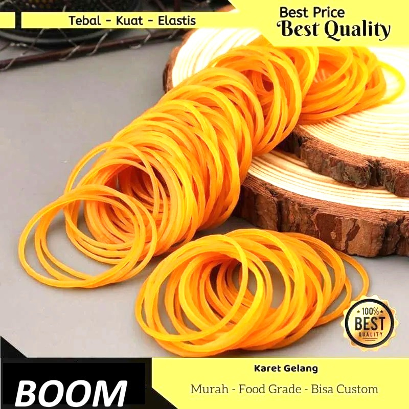 Jual 2024!! PRODUK INDONESIA 1ONS 110 Gram Karet Gelang KUNING Loss ...