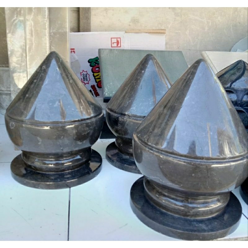 Jual Hiasan Pillar Batu Marmer Model Kerucut | Shopee Indonesia