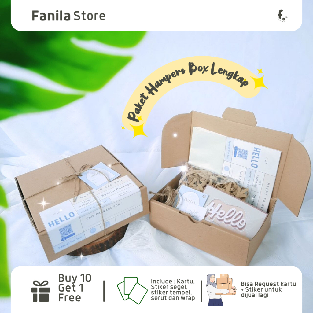 Jual [PART 2] BOX HAMPERS/PROMO Paket Packaging Gift Box/ Hampers Box