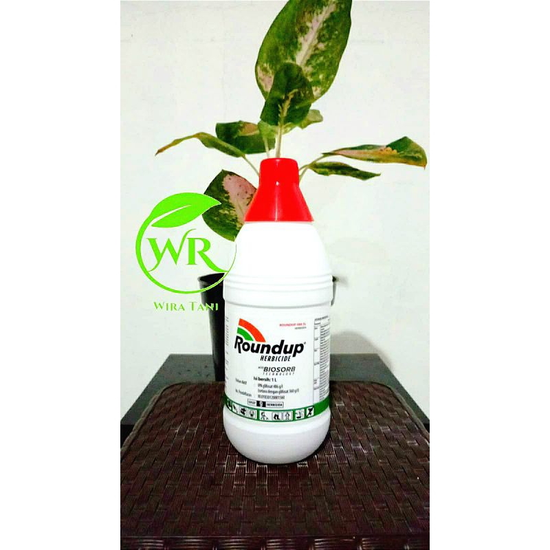Jual Roundup 1 liter [Original 100%] herbisida sistemik pembasmi gulma ...