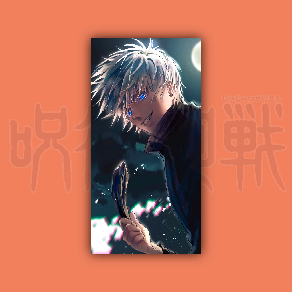 Jual Poster Gojo Satoru Anime Jujutsu Kaisen Hiasan Dinding Kayu 10 x ...