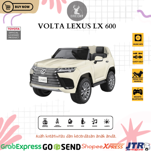 Jual Mainan Mobil Aki Anak SHP Toys Volta 5078 Lexus LX 600 Lisensi