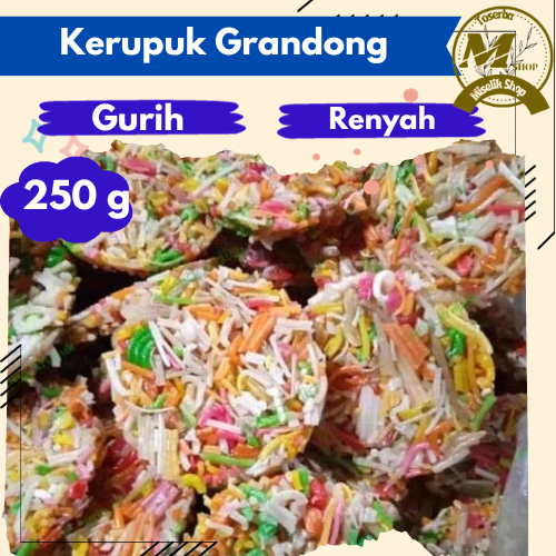 Jual Kerupuk Grandong/krupuk Mentah Gurih Renyah 250g | Shopee Indonesia