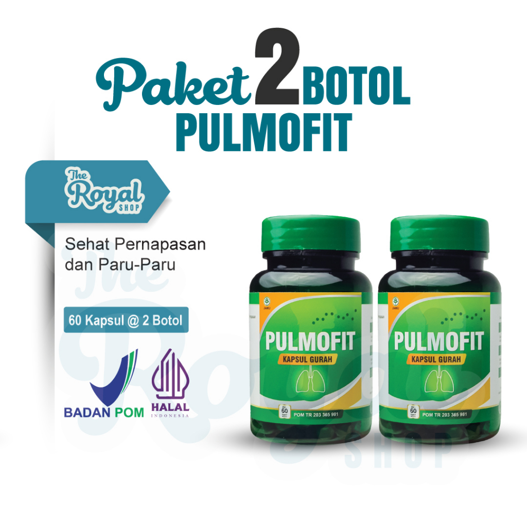 Jual Pulmofit Paket Pulmofit Kapsul Gurah Kapsul Herbal Bpom