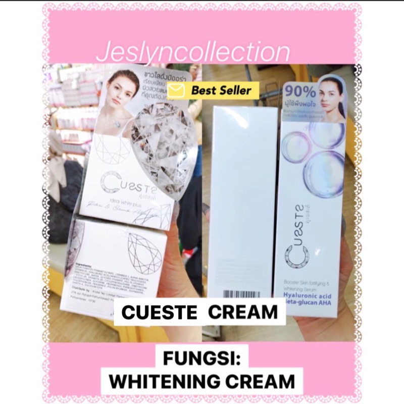 Jual CUESTE CREAM ORIGINAL THAILAND / CREAM WHITENING WAJAH | Shopee ...