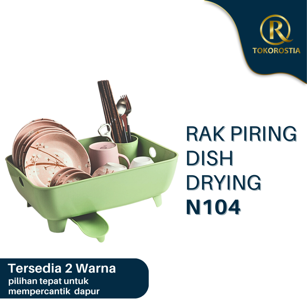 Jual Rak Pengering Piring N104 Dish Drying Rak Dapur Gelas Alat Makan ...