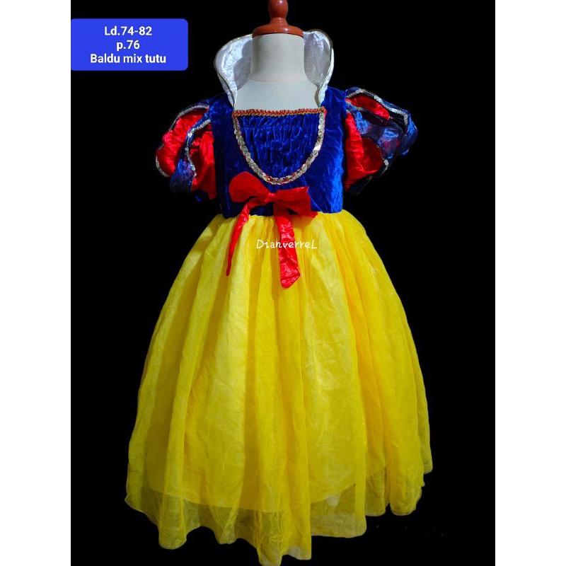 Jual KOSTUM PRINCESS ANAK/KOSTUM SNOW WHITE BELUDRU/ANAK ULANG TAHUN ...