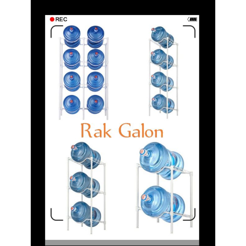 Jual Rak Galon besi/rak penyimpanan air galon | Shopee Indonesia