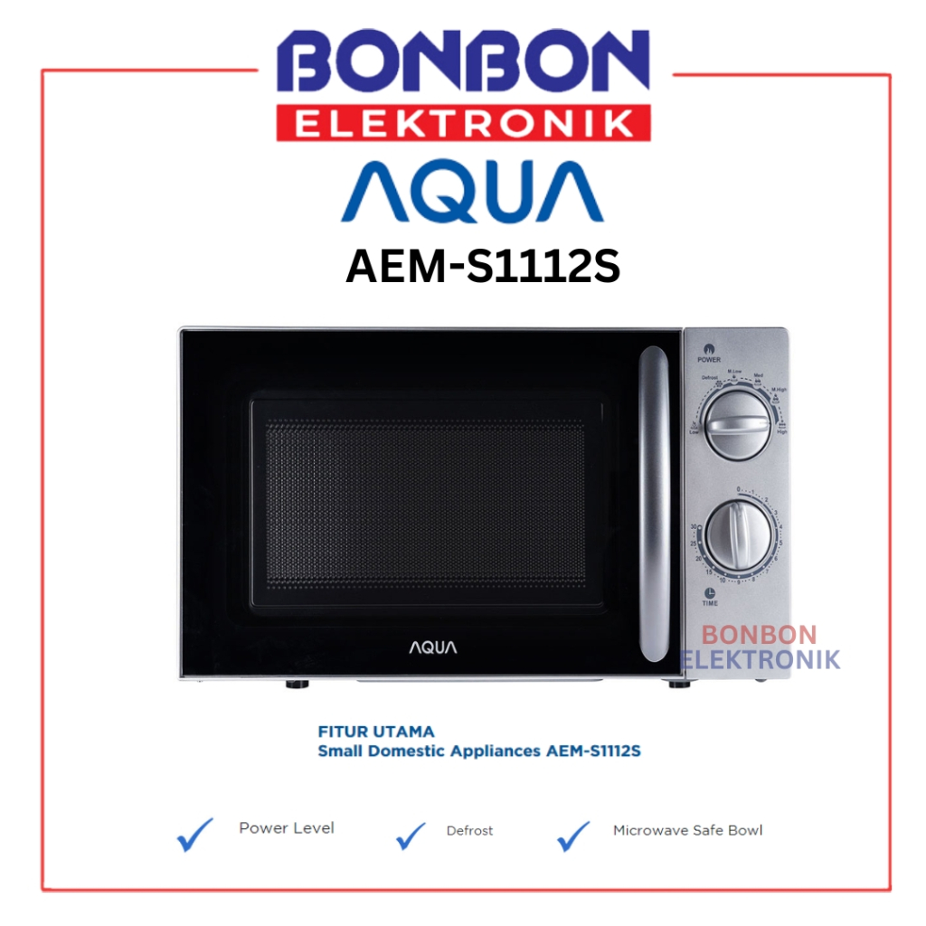 Jual AQUA Microwave AEMS1112S 17 Liter Shopee Indonesia