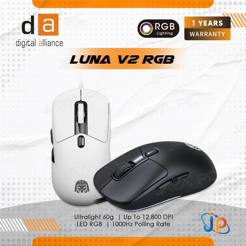 Jual Digital Alliance Luna V2 RGB Gaming Mouse Shopee Indonesia