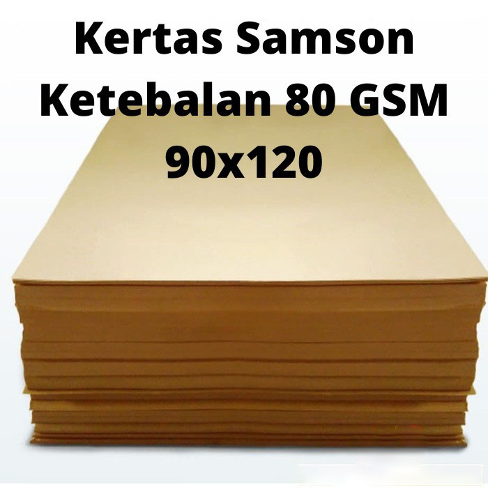 Jual KERTAS SAMSON 80GR 90X120 | Shopee Indonesia