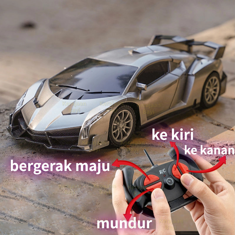 Jual Dengan baterai mobil remote control mobil mobilan 1:18 Scale ...