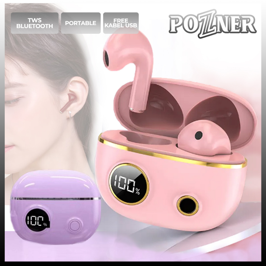 Jual TWS IPX5 Earphone Bluetooth Headset Wireless HiFi Stereo Shopee