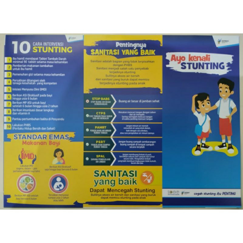 Jual Leaflet Ayo Kenali Stunting Shopee Indonesia