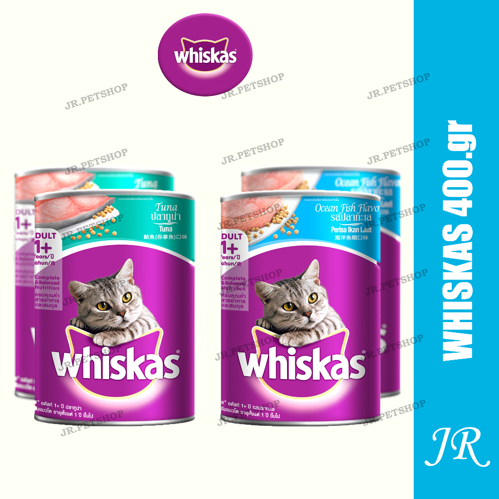 Jual Whiskas Makanan Kucing Basah Kaleng 400 gr Shopee Indonesia