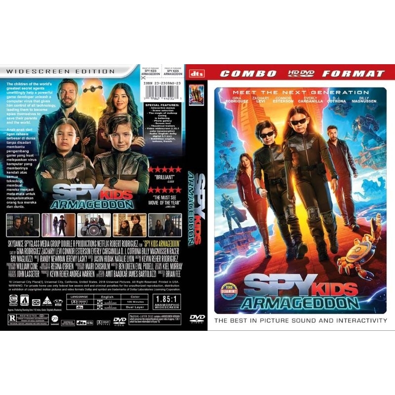 Jual dvd Spy Kids Armageddon 2023 OD DTS R1 {Action, Comedy, Family
