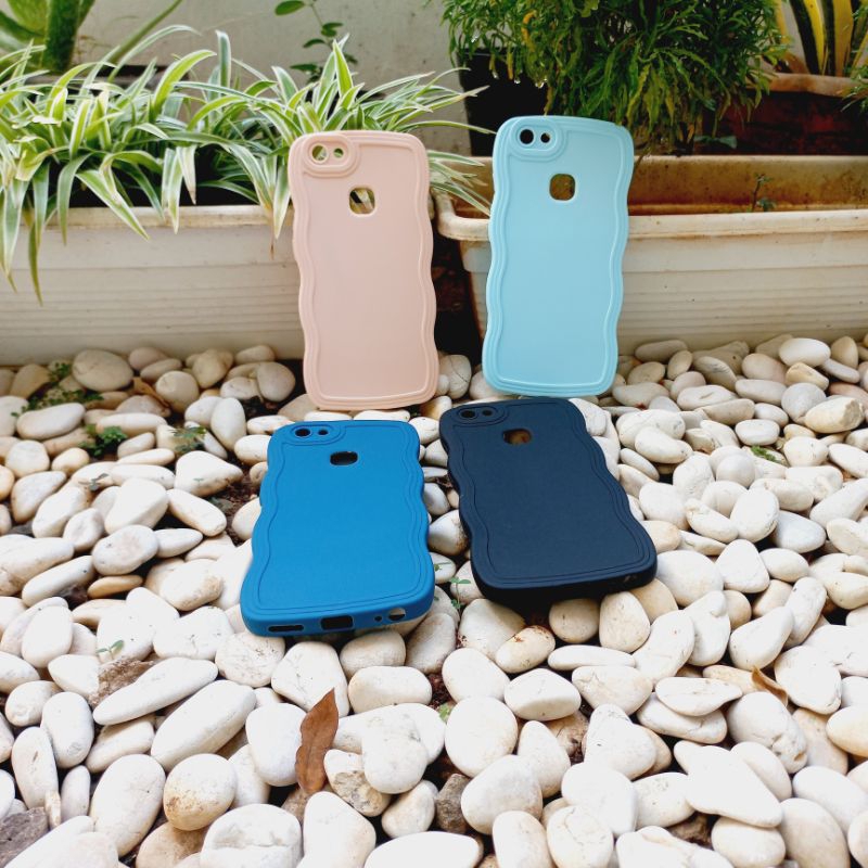 Jual Casing Vivo 1716 Softcase Gelombang Camera Protection Vivo V7