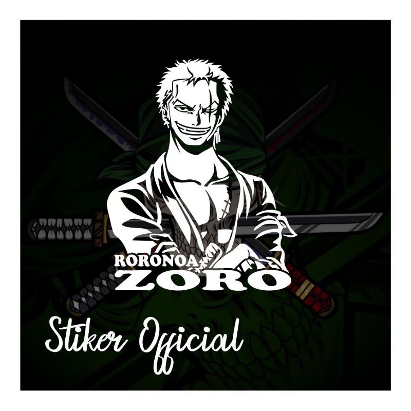 Jual sticker zoro, cutting sticker one piece | Shopee Indonesia