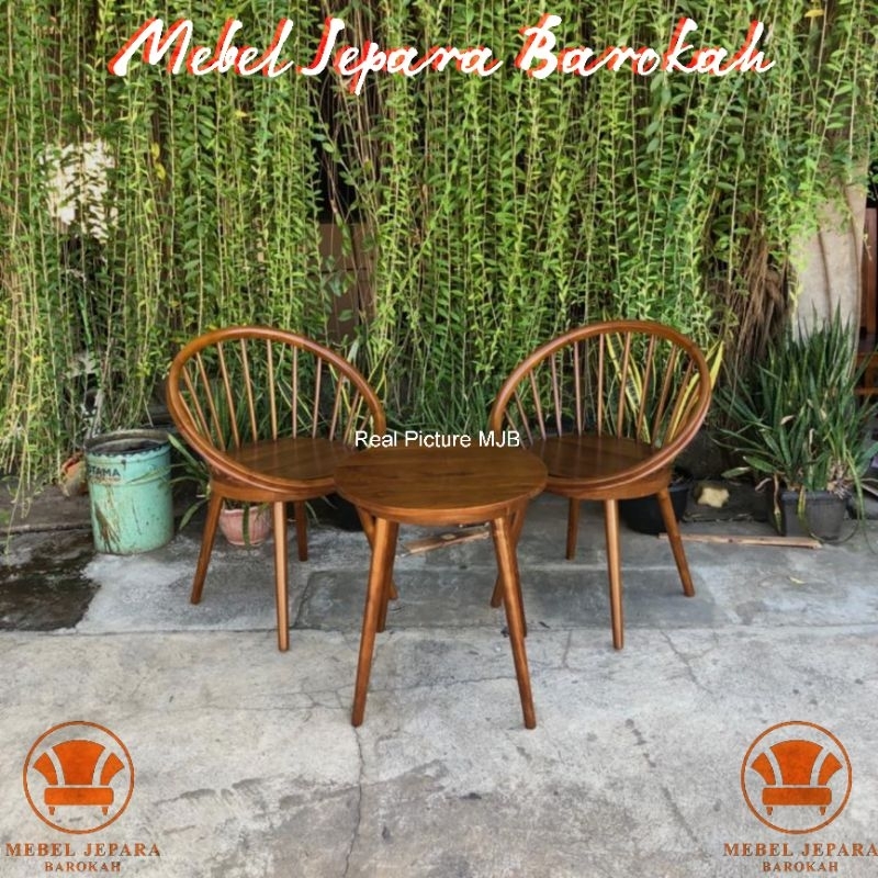 Jual Set Meja Dan Kursi Makan Kafe Kayu Jati Set Meja Dan Kursi Teras