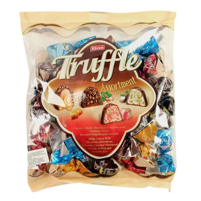 Jual Coklat Elvan Truffle Assortment Mix 400gr Permen Coklat Turki Original 400 Gr Shopee 5046