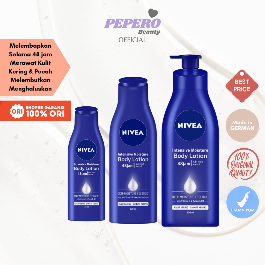 Jual NIVEA Body Lotion Intensive & Moisture Lotion | Shopee Indonesia