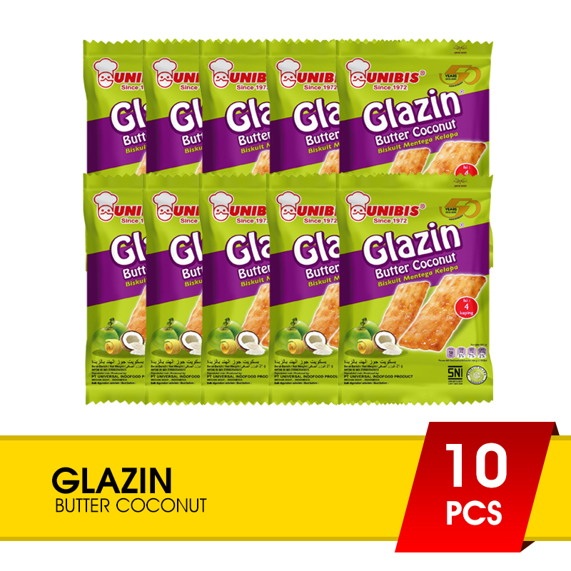 Jual Unibis Premium Glazin Butter Coconut Sachet 21 gr (1 pack ) Shopee Indonesia