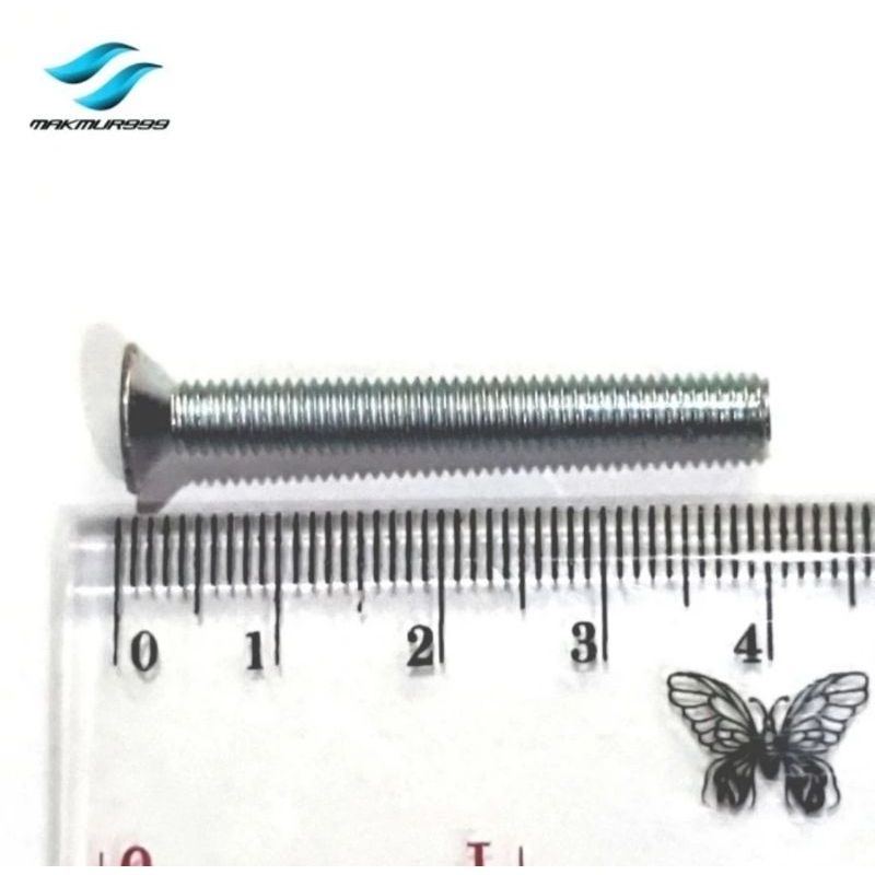 Jual baut jf 5x40 baut obeng per 100 pcs | Shopee Indonesia