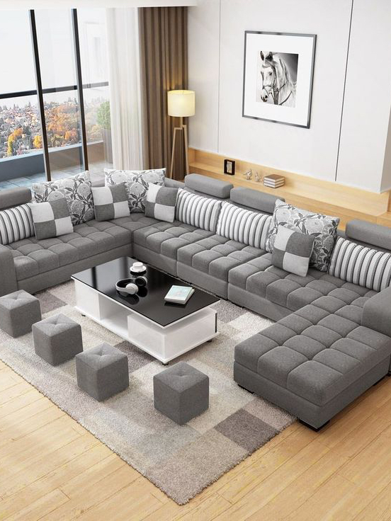 Jual SOFA LETTER U MINIMALIS MODERN | Shopee Indonesia