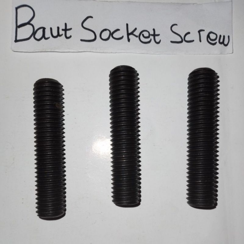 Jual Baut Socket Screw (baut taman/kunci L) 12 × 55 | Shopee Indonesia