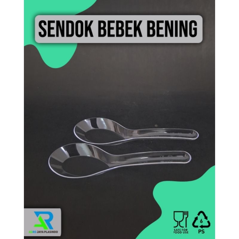 Jual Sendok Bebek Bening Kcs 1 Pack Isi 50 Pcs Shopee Indonesia