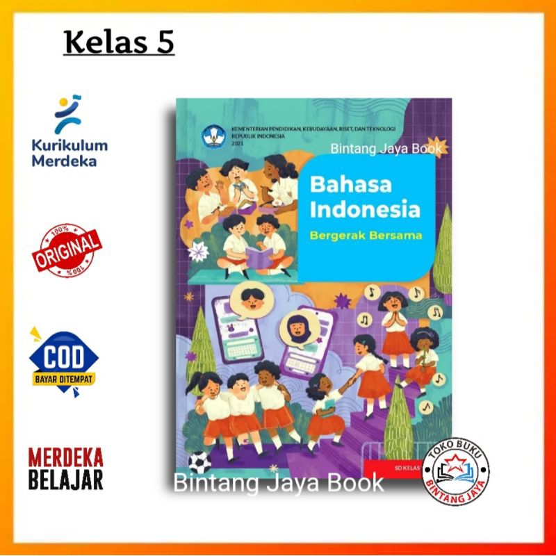 Jual Buku Bahasa Indonesia Kelas 5 Kurikulum Merdeka : Bahasa Indonesia ...