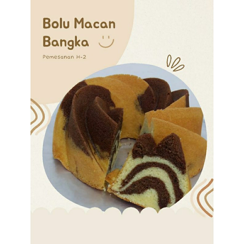 Jual Bolu Macan Khas Bangka Marmer Cake Hampers Cake | Shopee Indonesia