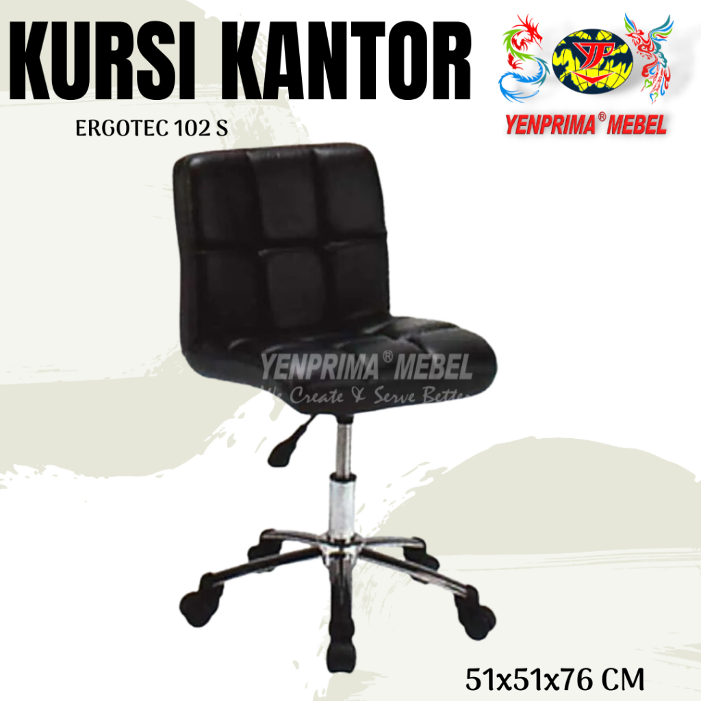 Jual Ergotec 102 S/Kursi Kantor Staff | Shopee Indonesia