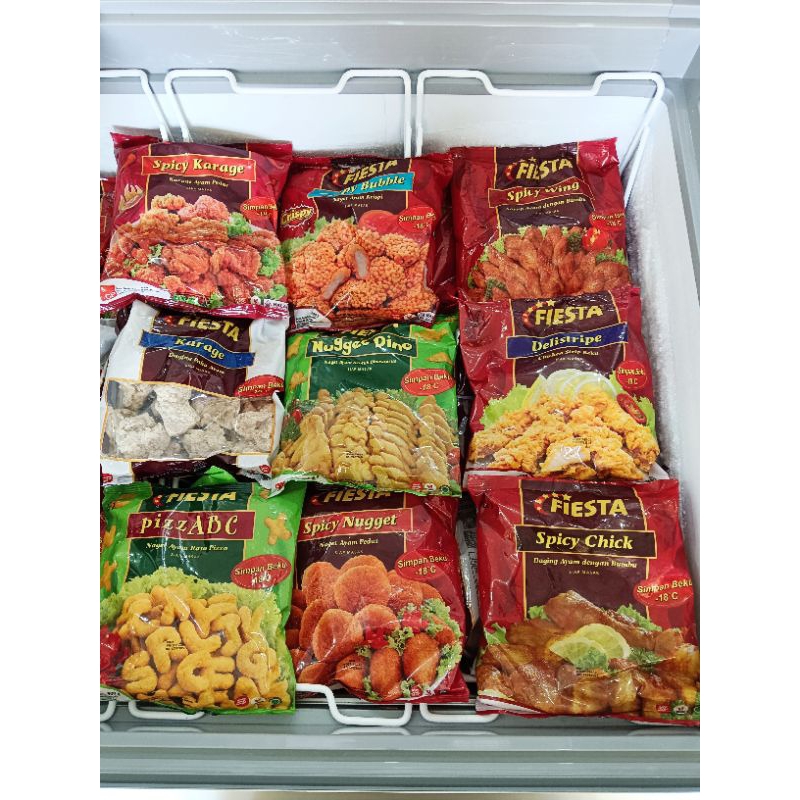 Jual Fiesta Nugget/Spicy wingchickkarage/Sosis/Bakso Shopee Indonesia