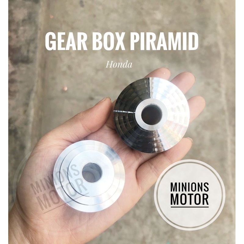 Jual Cover Gearbox Piramid Chrome Honda Tutup Gearbox Motor Shopee Indonesia