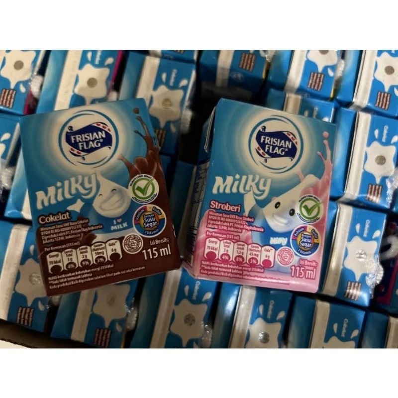 Jual 3pcs Susu Frisian Flag Uht Milky 115ml Shopee Indonesia 9908