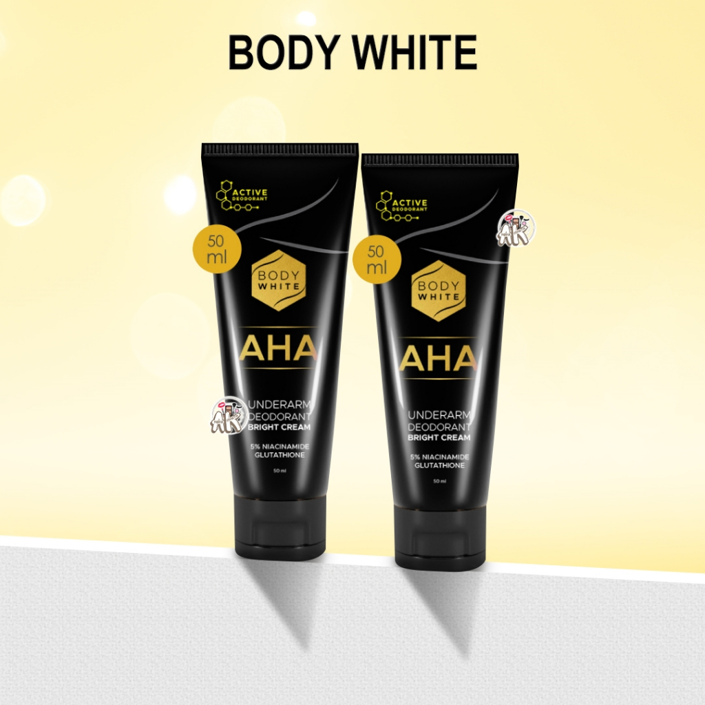 Jual BODY WHITE AHA UNDERARM DEODORANT BRIGHT CREAM 50ML (TRAVEL SIZE