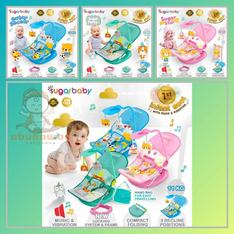 Sugar baby infant seat hot sale bouncer