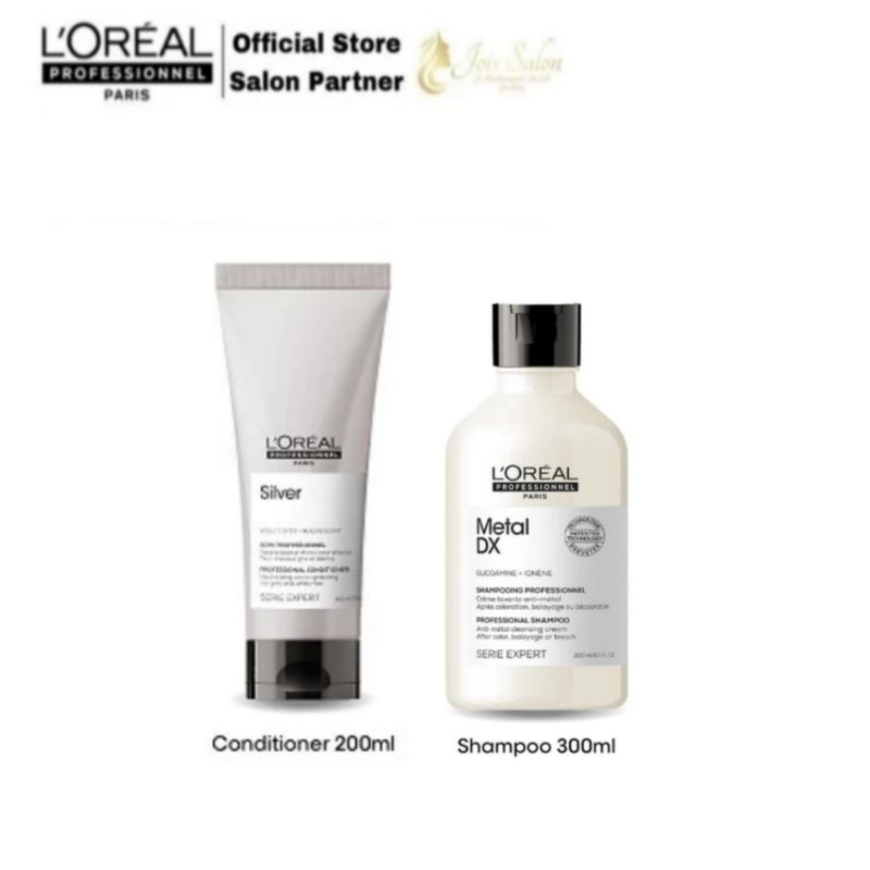 Jual Loreal Professionnel Bundling Shampoo Metal Dx + Conditioner
