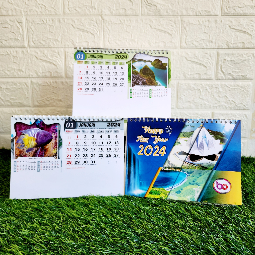 Jual KALENDER MEJA / KALENDER DUDUK TAHUN 2024 MOTIF / GAMBAR ...