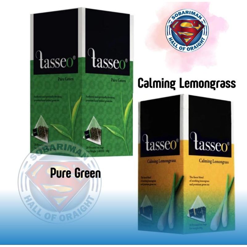 Jual TASSEO Teh Premium 20 Bags (Calming LemonGrass & Pure Green ...