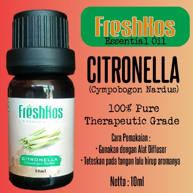 Jual FRESHKOS CITRONELLA OIL DIFFUSER 100 Essential Oil Minyak