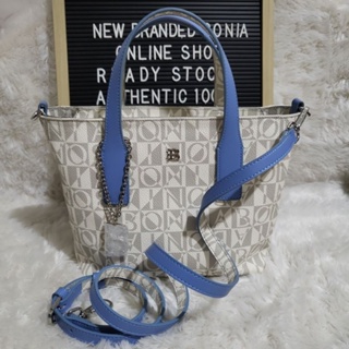 Jual tas bonia original sling tote bag sampan s monogram