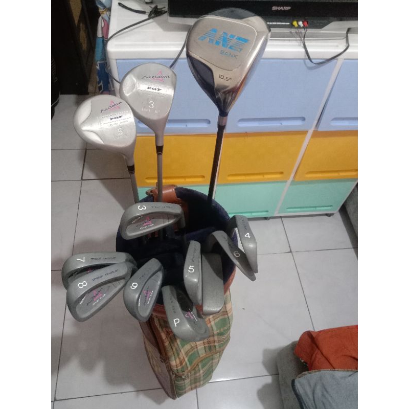 Jual full set stik Leadis merk PGF Golf+golf bag Shopee Indonesia