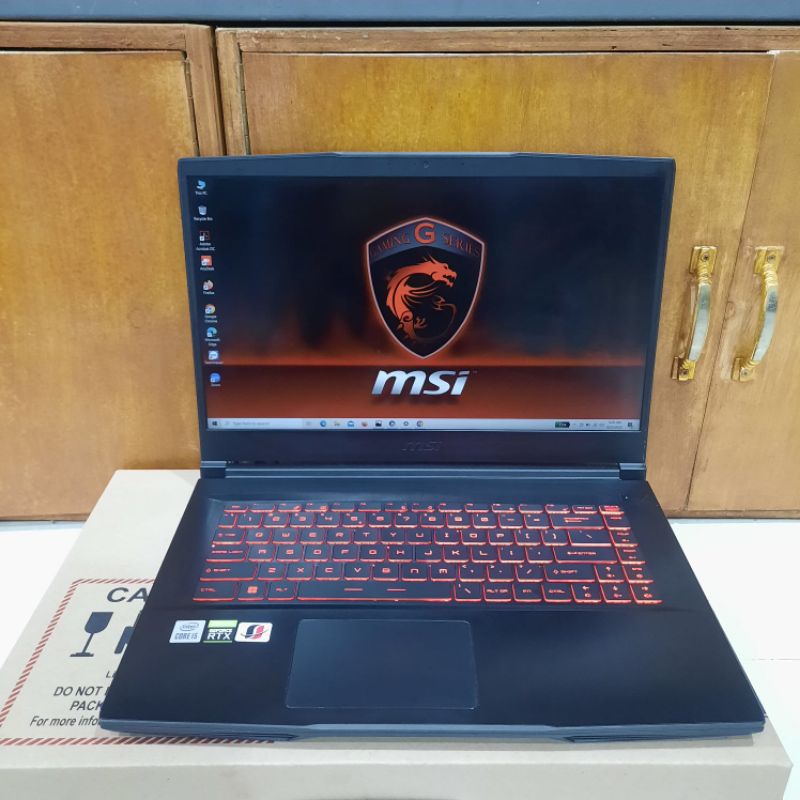 Jual Laptop Gaming MSI GF63 Thin 11UCX Cor I5 11400H Ram 8Gb SSD 512GB