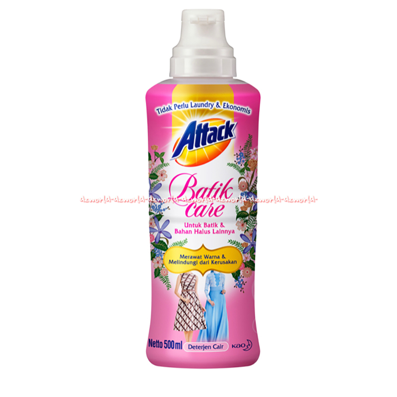 Jual Attack Batik Care 500ml Detergen Cair Sabun Cuci Untuk Bahan ...