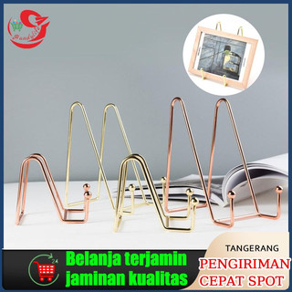 Jual Stand Display Buku Besi Rak Penyimpanan Mangkok Foto Piring Pigura ...